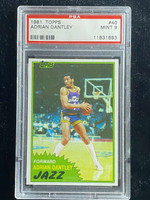 1981-82 Topps #40 Adrian Dantley Jazz PSA 9 Mint