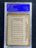 1981-82 Topps #56 Marquis Johnson Bucks PSA 8 NM-Mint Team Leaders
