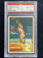 1981-82 Topps East #67 Charlie Criss Hawks PSA 8 NM-Mint