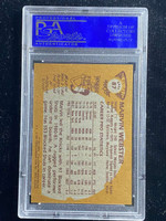 1981-82 Topps East #87 Marvin Webster Knicks PSA 8 NM-Mint