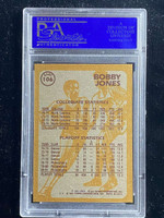 1981-82 Topps East #106 Bobby Jones 76ers PSA 8 NM-Mint Super Action