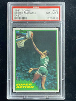 1981-82 Topps East #107 Cedric Maxwell Celtics PSA 8 NM-Mint Super Action