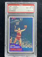 1981-82 Topps Mid-West #74 Bill Laimbeer Cavaliers PSA 8 NM-Mint