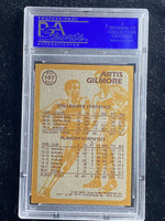 1981-82 Topps Mid-West #107 Artis Gilmore Bulls PSA 9 Mint Super Action