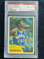 1981-82 Topps West #74 Purvis Short Warriors PSA 8 NM-Mint