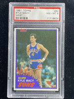 1981-82 Topps West #82 Kyle Macy Suns PSA 8 NM-Mint