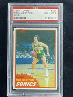1981-82 Topps West #101 Paul Westphal Sonics PSA 8 NM-Mint