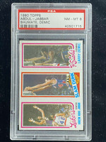 1980-81 Topps  Kareem Abdul-Jabbar Shumate Demic PSA 8 NM-Mint