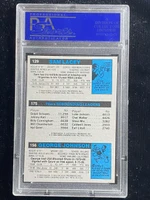 1980-81 Topps  Johnson Jones Lacey Rebounding Leader PSA 8 NM-Mint