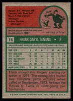 1975 Topps Mini #16 Frank Tanana Near Mint+ 