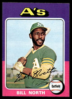 1975 Topps Mini #121 Bill North Ex-Mint  ID: 527177