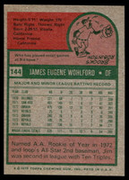 1975 Topps Mini #144 Jim Wohlford Near Mint+  ID: 527200