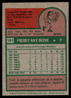 1975 Topps Mini #181 Fred Beene Near Mint+ 