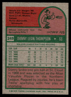 1975 Topps Mini #249 Danny Thompson Excellent 