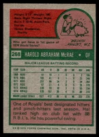 1975 Topps Mini #268 Hal McRae Near Mint+ 