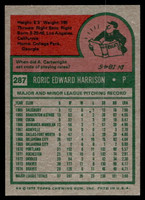 1975 Topps Mini #287 Roric Harrison Near Mint 