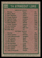 1975 Topps Mini #312 Nolan Ryan/Steve Carlton Near Mint+  ID: 527361