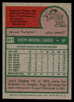 1975 Topps Mini #317 Joe Lahoud Near Mint+  ID: 527366