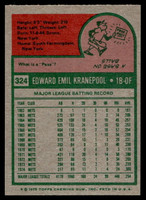 1975 Topps Mini #324 Ed Kranepool Near Mint+  ID: 527372