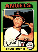 1975 Topps Mini #392 Bruce Bochte Near Mint+ RC Rookie  ID: 527438