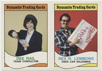 1970's Dynamite Trading Cards  2-Card Panel  (Dee Rail & Res N. Lemmons)  #*sku37784
