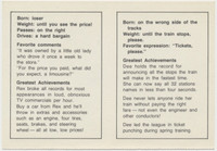 1970's Dynamite Trading Cards  2-Card Panel  (Dee Rail & Res N. Lemmons)  #*sku37784