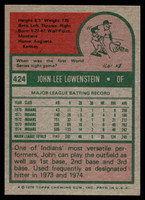 1975 Topps Mini #424 John Lowenstein Near Mint+ 