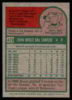 1975 Topps Mini #472 Bruce Dal Canton Near Mint+  ID: 527516