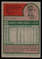 1975 Topps Mini #479 Ken Boswell NM-Mint 