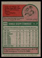 1975 Topps Mini #493 Don Stanhouse Near Mint+  ID: 527537