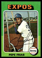 1975 Topps Mini #496 Pepe Frias Very Good 
