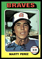 1975 Topps Mini #499 Marty Perez Ex-Mint  ID: 527543