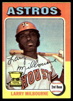 1975 Topps Mini #512 Larry Milbourne Near Mint RC Rookie 
