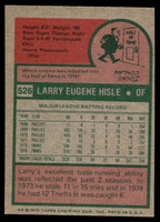 1975 Topps Mini #526 Larry Hisle Near Mint 