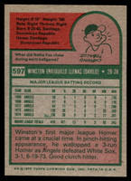 1975 Topps Mini #597 Winston Llenas Near Mint+  ID: 527946