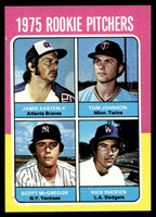 1975 Topps Mini #618 Rookie Pitchers Jamie Easterly/Tom Johnson/Scott McGregor/Rick Rhoden Near Mint+ RC Rookie  ID: 527963