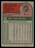 1975 Topps Mini #641 Jim Northrup Near Mint+  ID: 527982