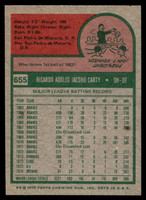 1975 Topps Mini #655 Rico Carty Near Mint  ID: 527996