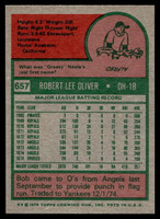 1975 Topps Mini #657 Bob Oliver Near Mint  ID: 527998