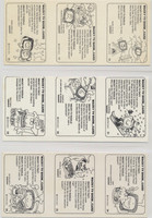 1978 Hostess Wacky TV Show Uncut 3-card Panel Sheet  Lot of 5 panels   #*sku37792