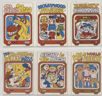 1978 Hostess Wacky TV Show Uncut 3-card Panel Sheet  Lot of 5 panels   #*sku37792