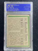 1974 Topps Traded #496T Tom Murphy Brewers PSA 8 NM-Mint