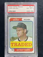 1974 Topps Traded #612T Luke Walker Tigers PSA 8 NM-Mint ID: 526536
