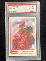 1982 Topps #581 Ron Reed Phillies PSA 8 NM-Mint