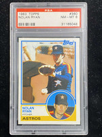 1983 Topps #360 Nolan Ryan Astros PSA 8 NM-Mint