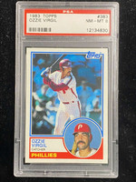 1983 Topps #383 Ozzie Virgil Phillies PSA 8 NM-Mint