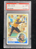 1983 Topps #385 Mike Easler Pirates PSA 8 NM-Mint