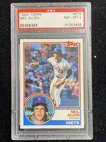 1983 Topps #575 Neil Allen Mets PSA 8 NM-Mint