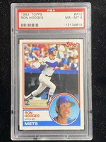 1983 Topps #713 Ron Hodges Mets PSA 8 NM-Mint