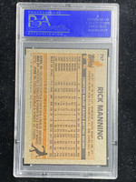 1983 Topps #757 Rick Manning Indians PSA 8 NM-Mint